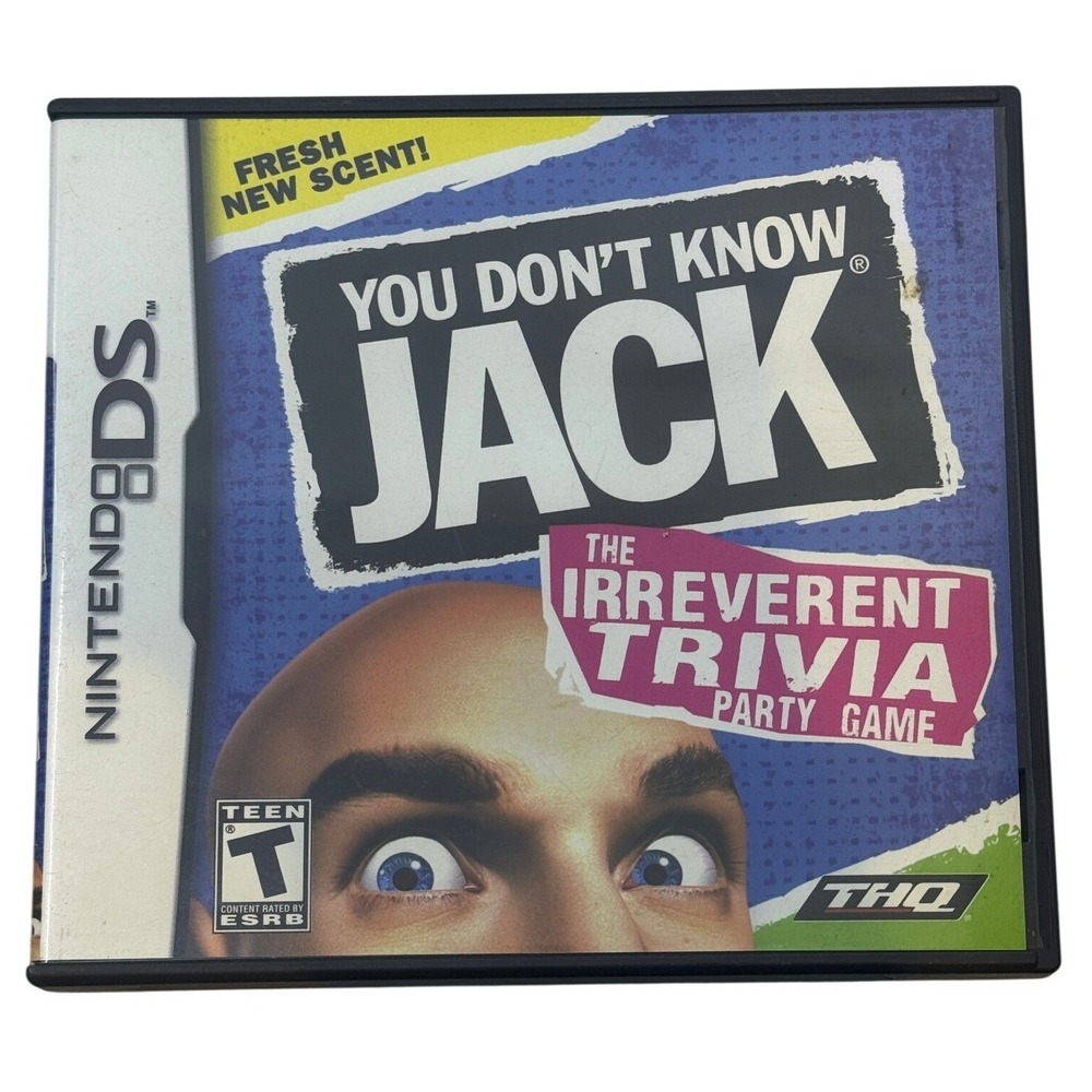 You Don't Know Jack Nintendo DS Trivia Party Game THQ Complete CIB
